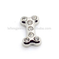 Floating charms locket of dog bone shape,gem jewellery making charms